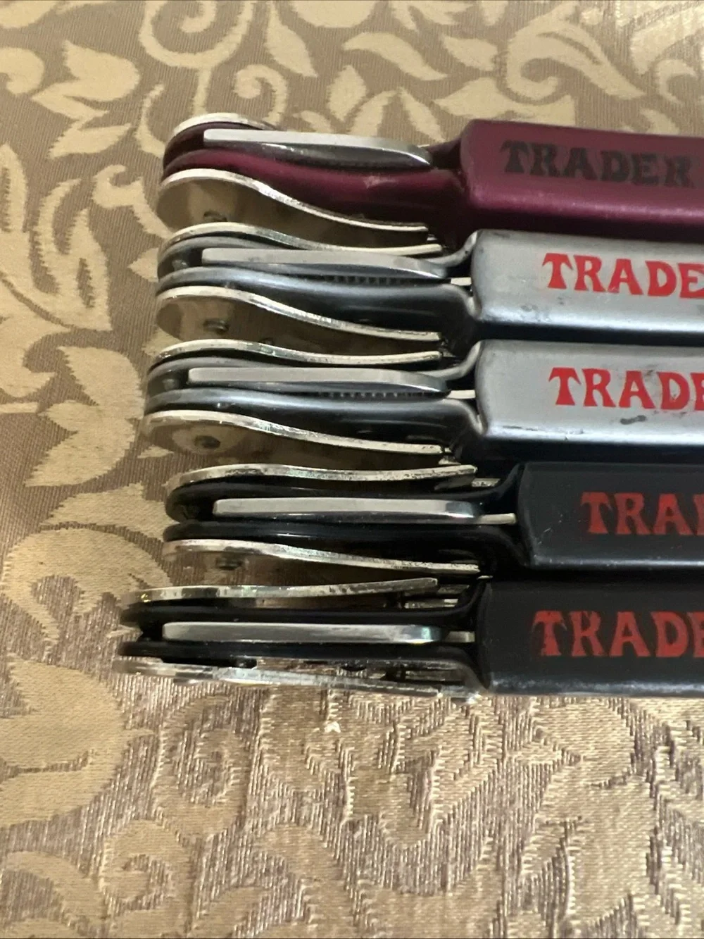 5PackTrader Joe’s Waiter’s Friend Corkscrew Stainless St w/Foil Cutter Wine Keys
